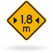 Placa Largura Limitada 1,8 m (A-38)