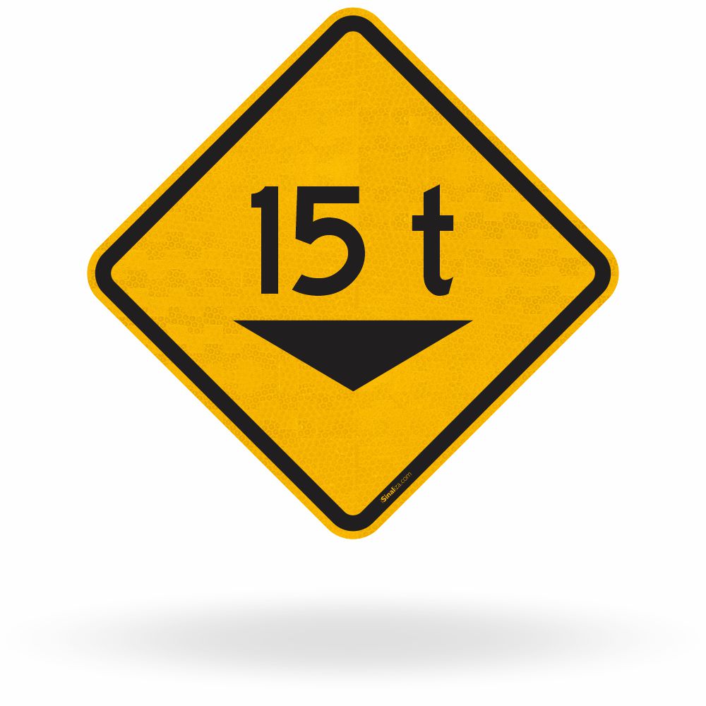 Placa Peso Bruto Total Máximo Permitido 15t (A-46)