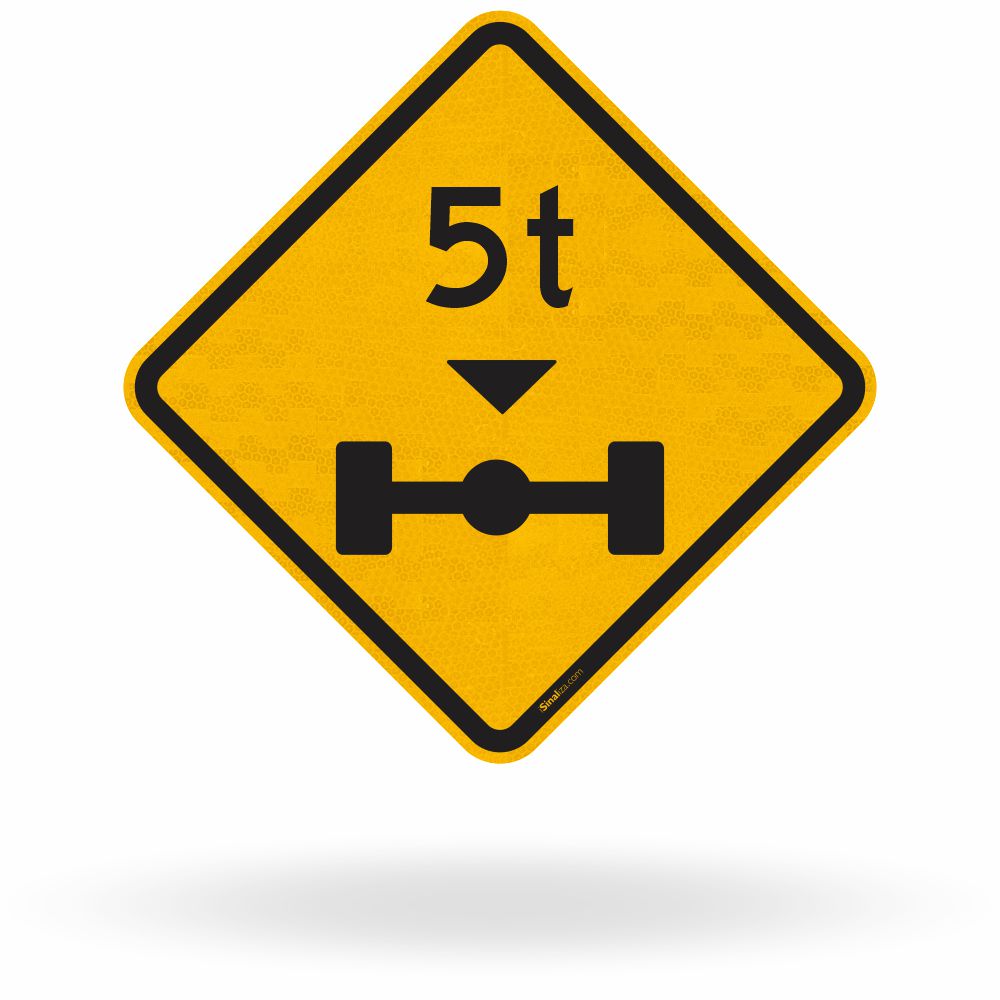 Placa Peso Máximo Permitido por Eixo 5t (A-47)