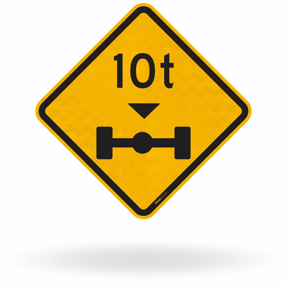 Placa Peso Máximo Permitido por Eixo 10t (A-47)