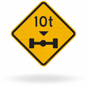 Placa Peso Máximo Permitido por Eixo 10t (A-47)