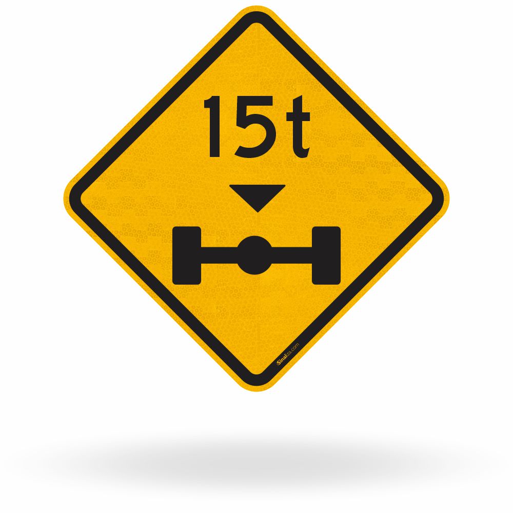 Placa Peso Máximo Permitido por Eixo 15t (A-47)