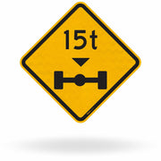Placa Peso Máximo Permitido por Eixo 15t (A-47)