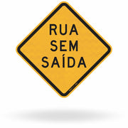Placa Rua Sem Saída (A-45)