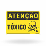 Placa Atenção - Tóxico