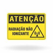 Placa Atenção - Radiação Não Ionizante