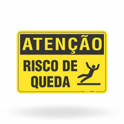 Placa Atenção - Risco de Queda