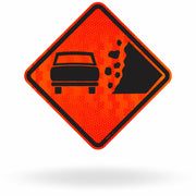 Placa Área com Desmoronamento (A-27) - Obra