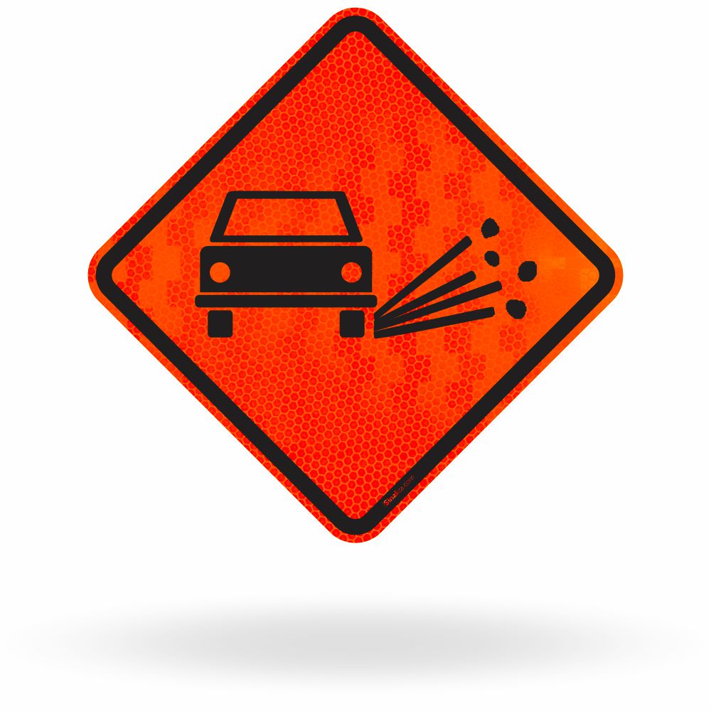 Placa Projeção de Cascalho (A-29) - Obra