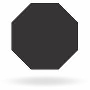 Chapa de Placa de Sinalização Octogonal - Sem Impressão (ACM 3mm)