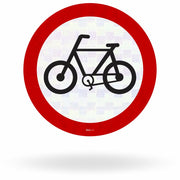Placa Circulação Exclusiva de Bicicletas (R-34)
