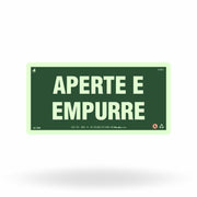 Placa de Acionamento "Aperte e Empurre" S28 com ColorAdd