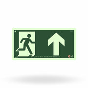 Placa Rota de Fuga "Siga em Frente" S3 com ColorAdd