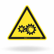 Etiqueta de Segurança "Equipamento com Alta Rotação" - (Embalagem com 10 unidades)