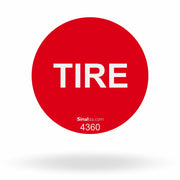 Etiqueta de Segurança "Tire" (Espanhol) - (Embalagem com 10 unidades)