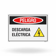 Etiqueta de Segurança "Peligro: Choque Eléctrico" (Espanhol) - (Embalagem com 10 unidades)