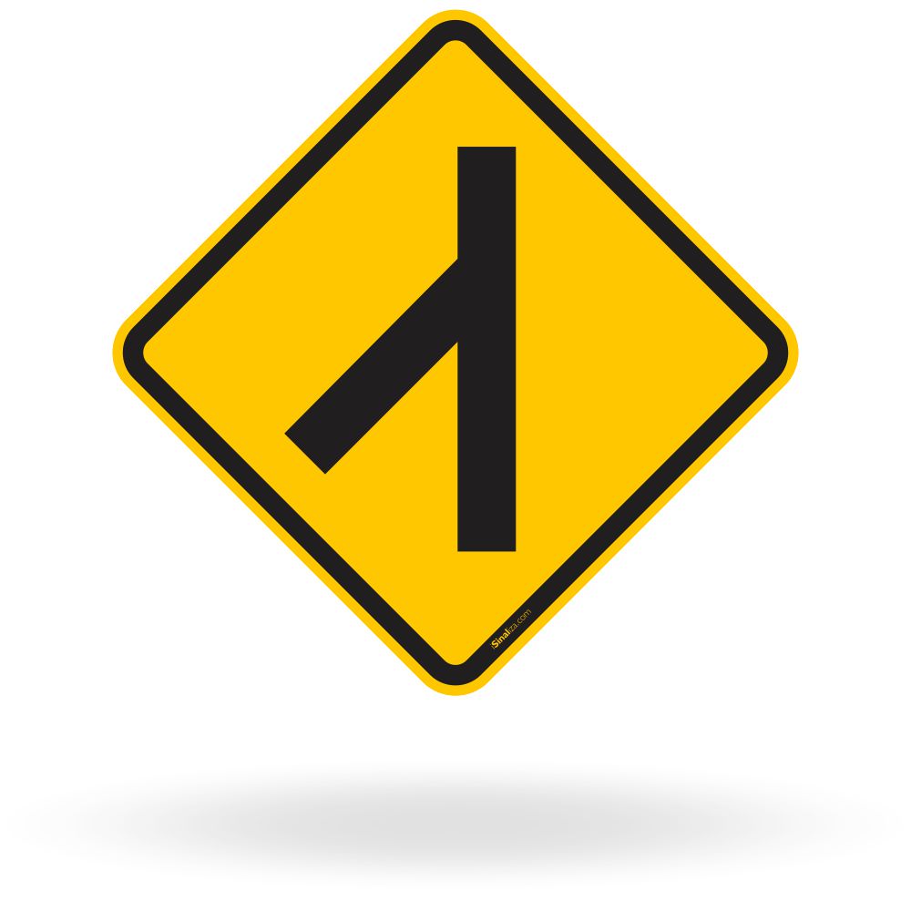 Placa Confluência à Esquerda (A-13a)