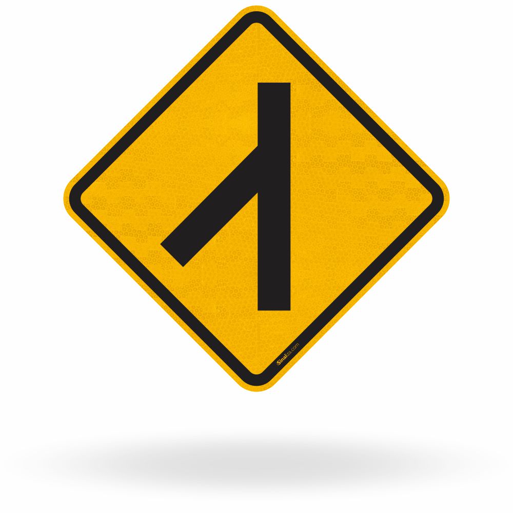Placa Confluência à Esquerda (A-13a)