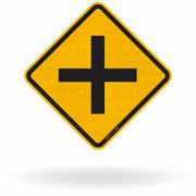 Placa Cruzamento de Vias (A-6)
