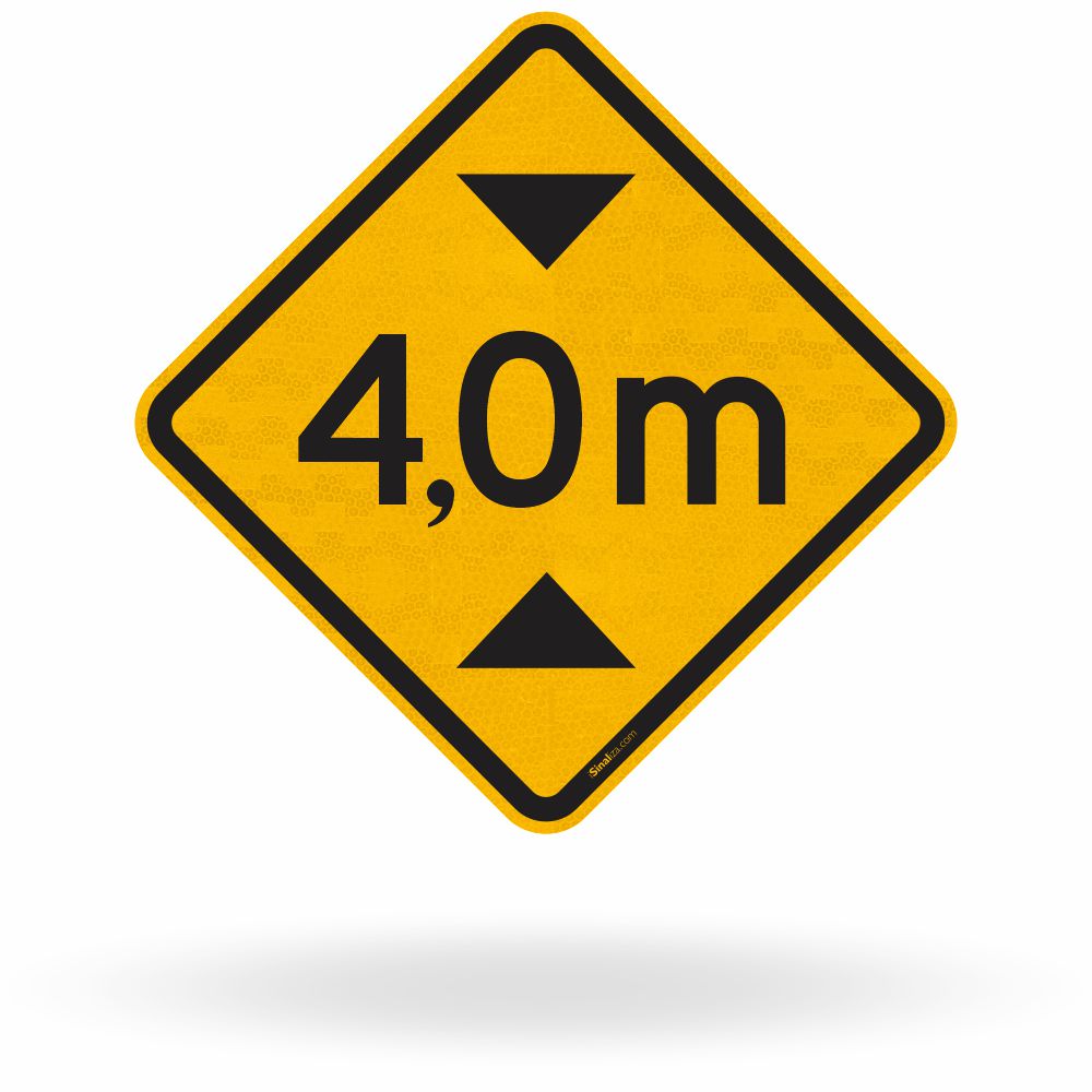 Placa Altura Limitada 4,0 m (A-37)