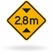 Placa Altura Limitada 2,8 m (A-37)