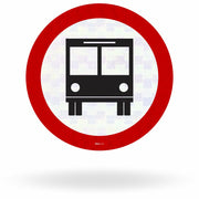 Placa Circulação Exclusiva de Ônibus (R-32)