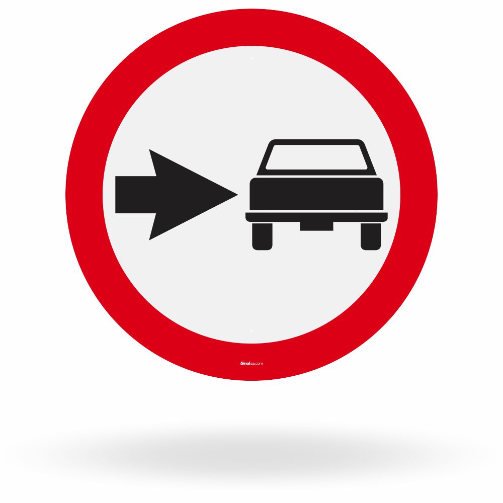 Placa Conserve-se à Direita (R-23)