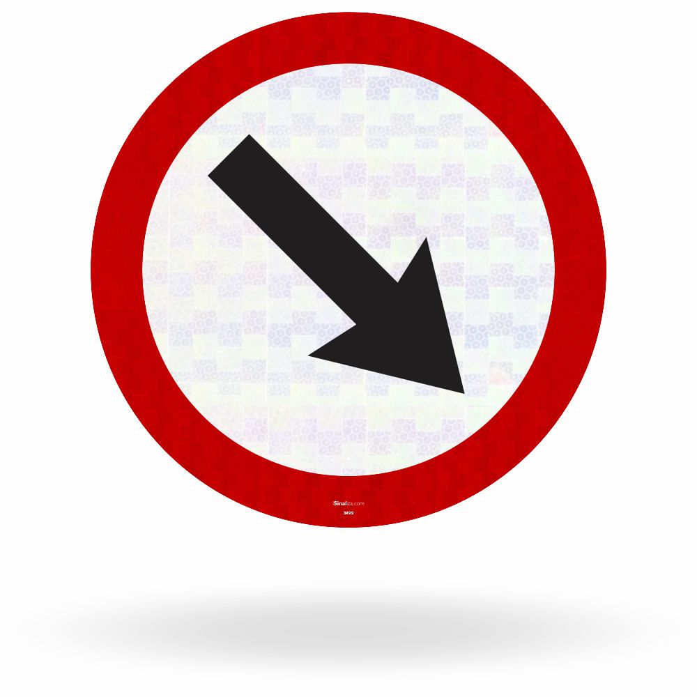 Placa Passagem Obrigatória (R-24b)