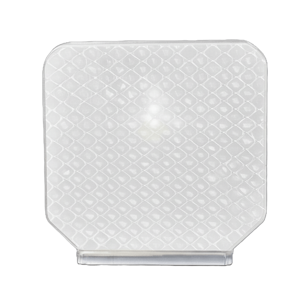 Delineador Sinalizador Refletivo para Defensa Metálica - Policarbonato 2mm