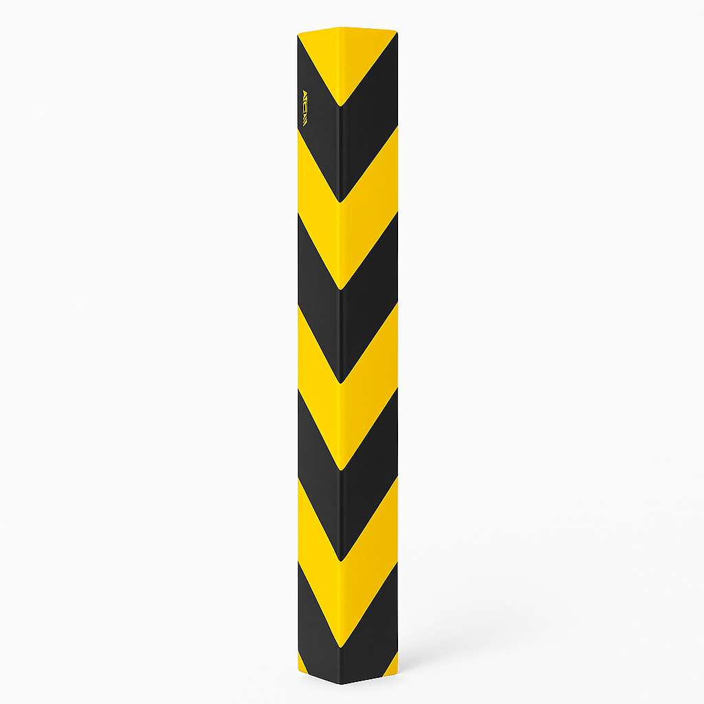 Cantoneira Zebrada de Plástico Rígido 100cm x 5cm