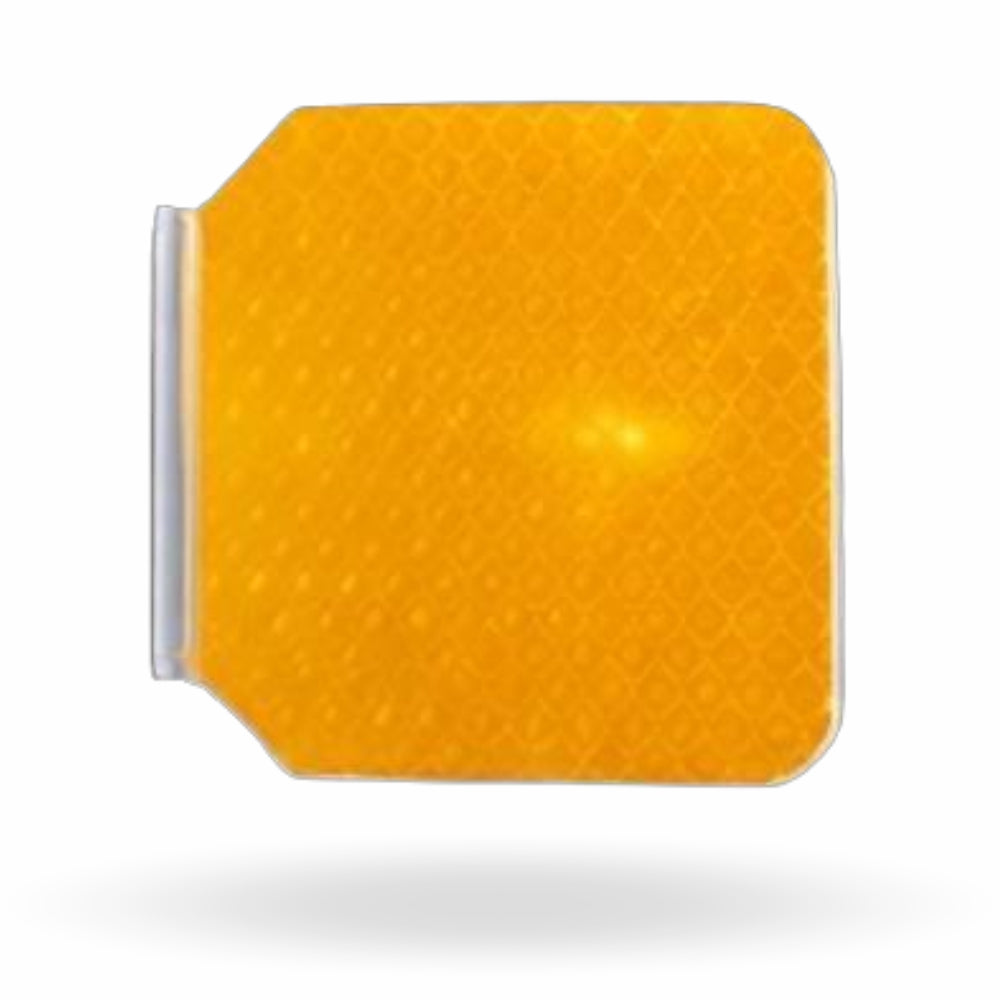 Delineador Sinalizador Refletivo para Defensa Metálica - Policarbonato 2mm
