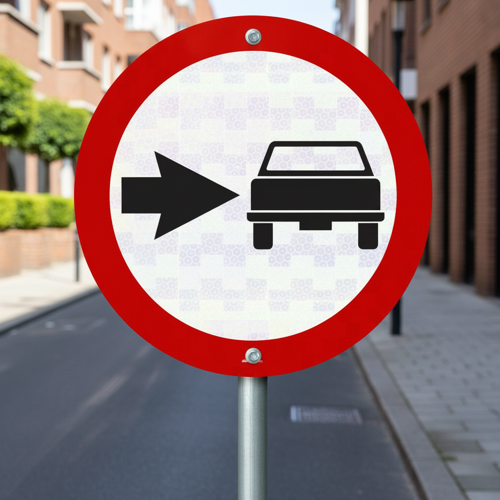 Placa Conserve-se à Direita (R-23)