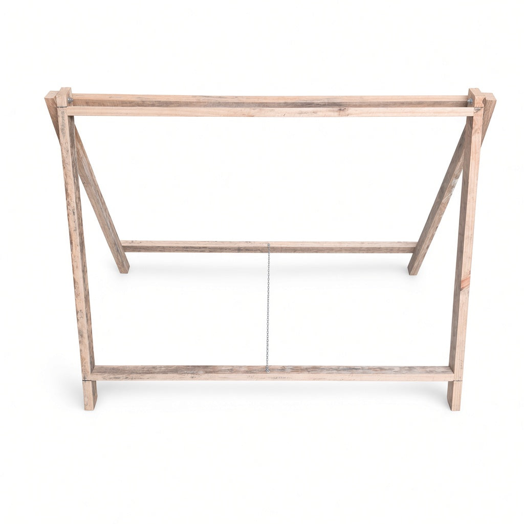 Cavalete de Pinus para Placas de Obras 120x80 cm