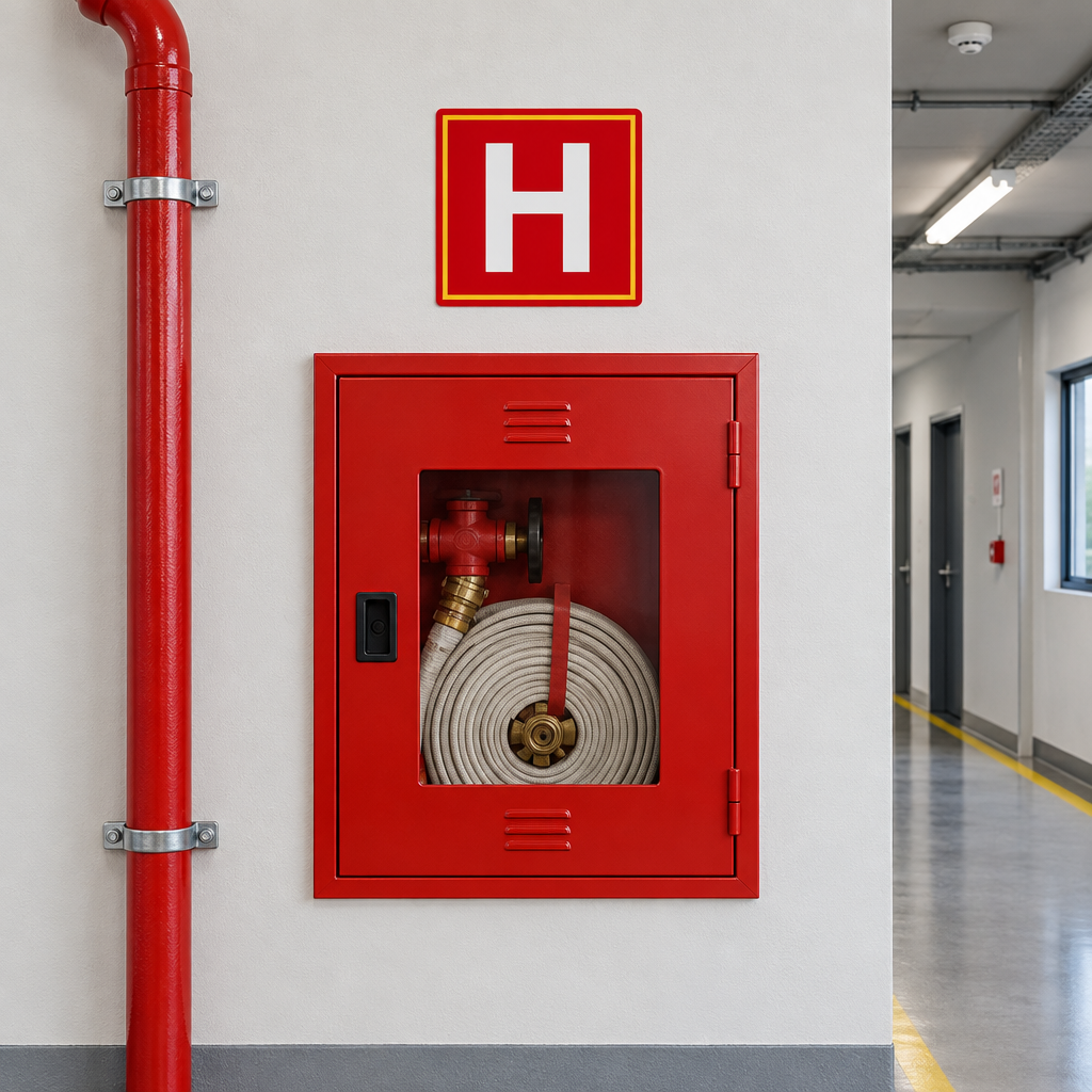 Placa de Sinalização Hidrante Quadrada E8