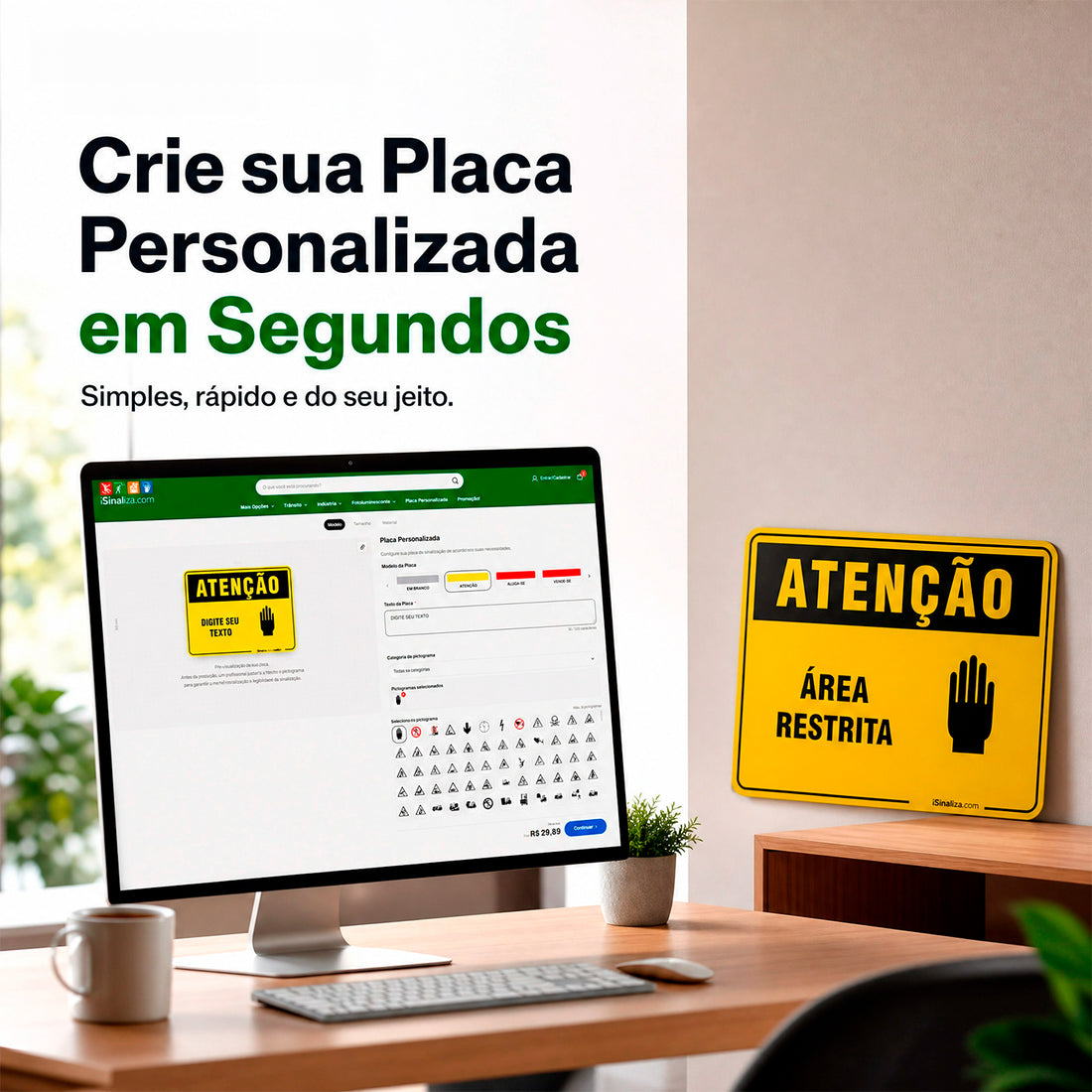 Material e Fixação