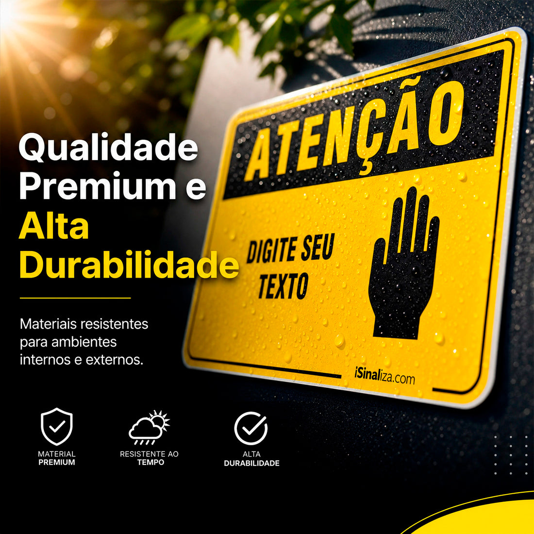 Defina o Tamanho
