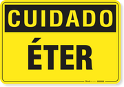 Placa Cuidado  Éter