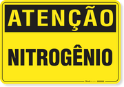 Placa Atenção Nitrogênio