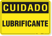 Placa Cuidado  Lubrificante