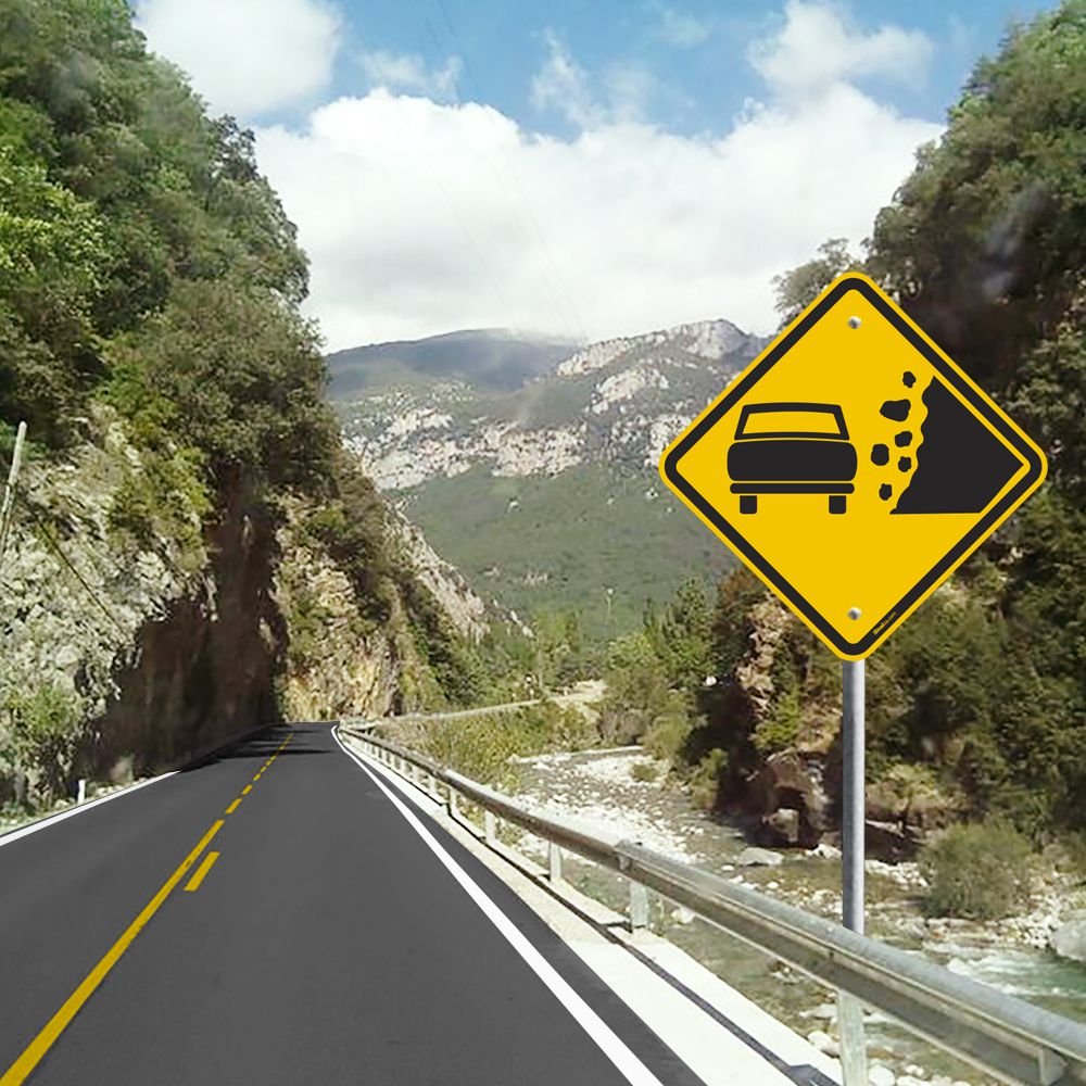 Placa Área com Desmoronamento (A-27)