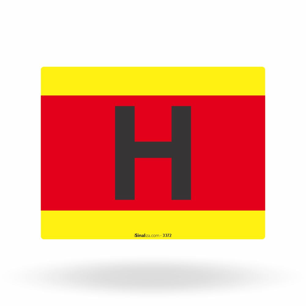 Placa de Sinalização - Hidrante Para Coluna