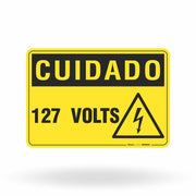 Placa Cuidado - 127 Volts