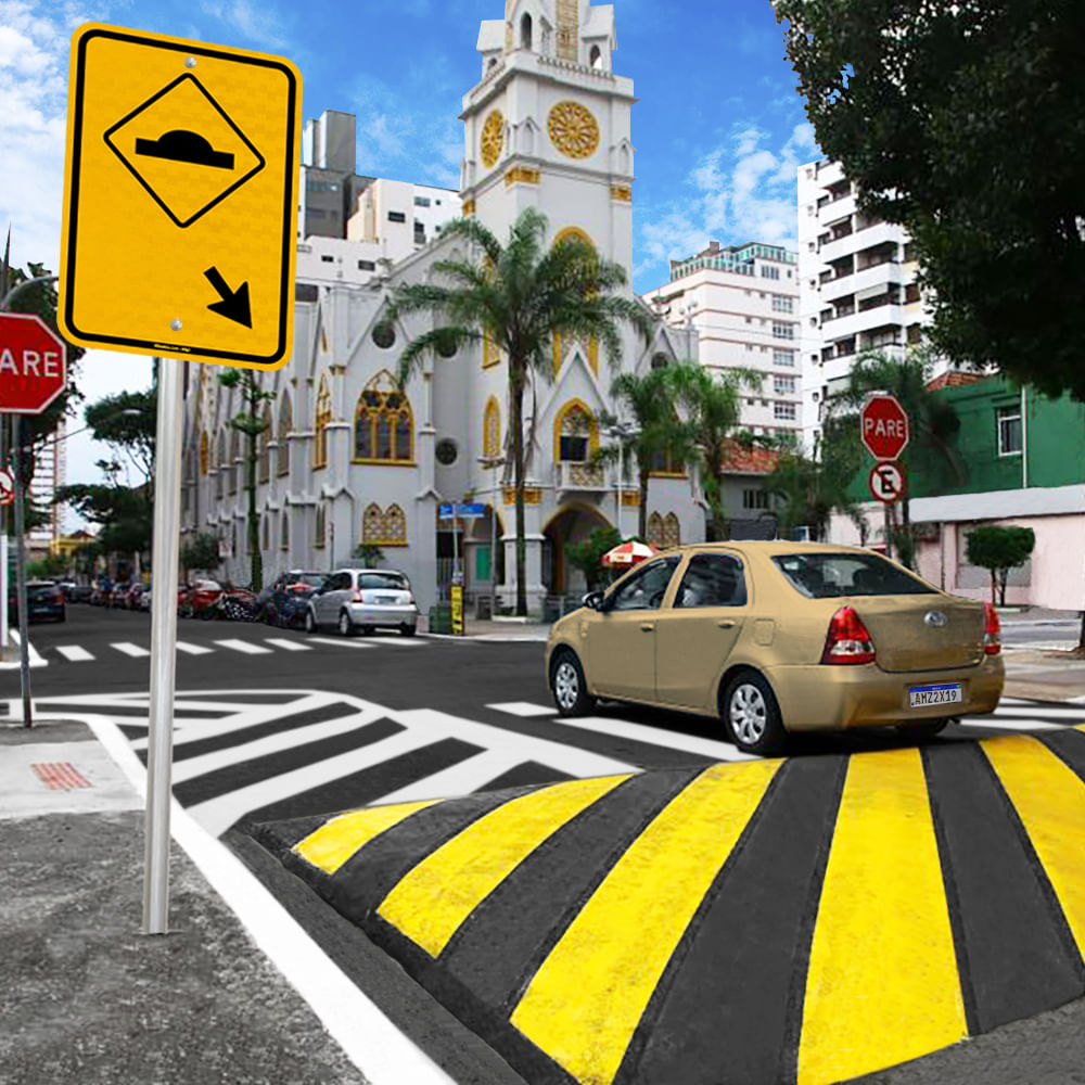 Placa Lombada (Seta Direita) (A-18)