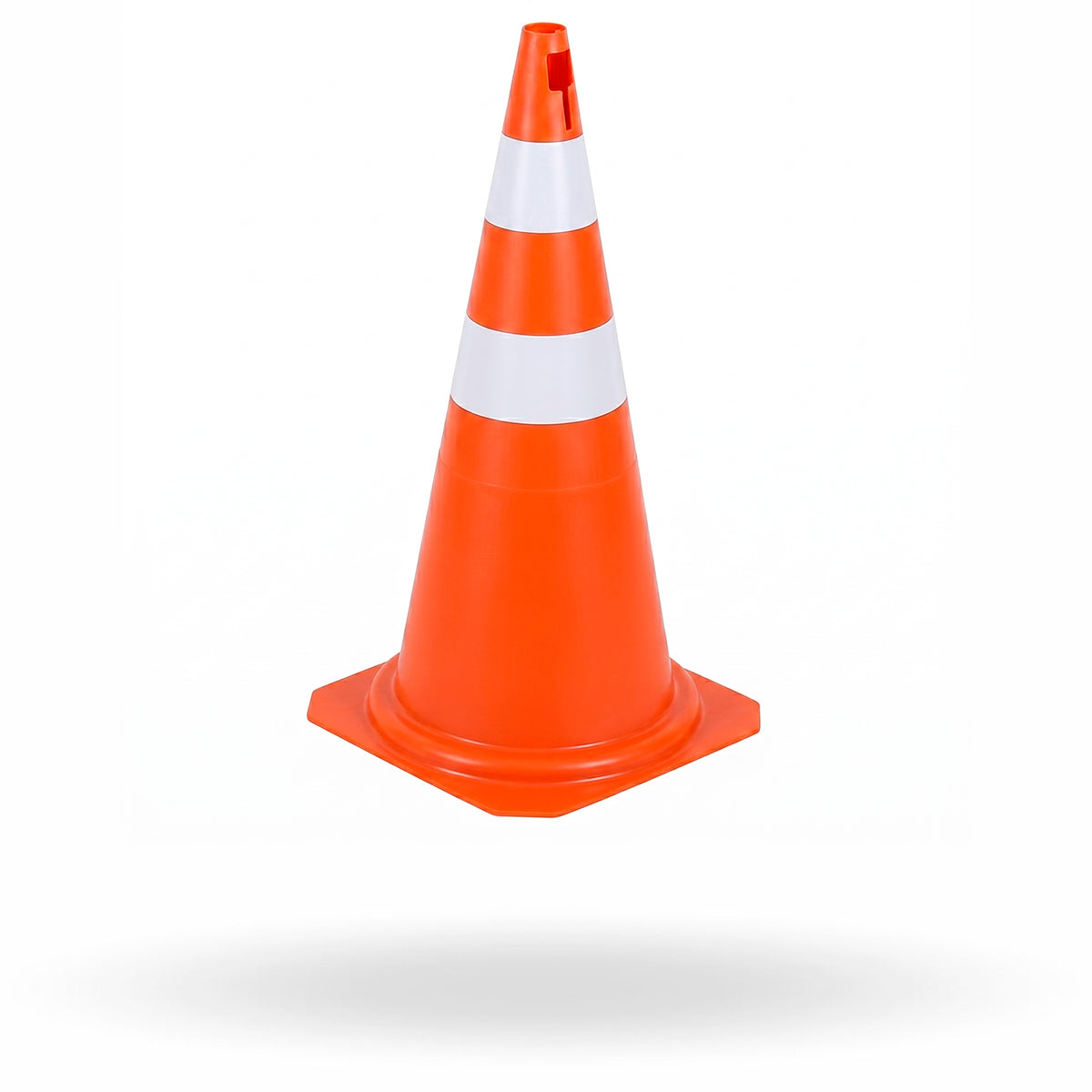 Cone de Sinalização - Laranja e Branco