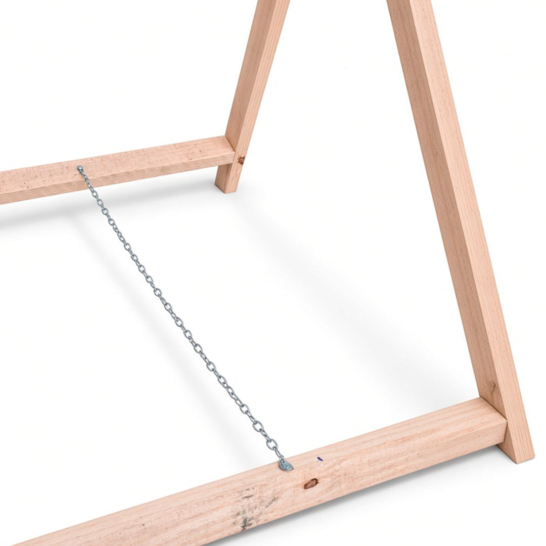 Cavalete de Pinus para Placas de Obras 75x75 cm