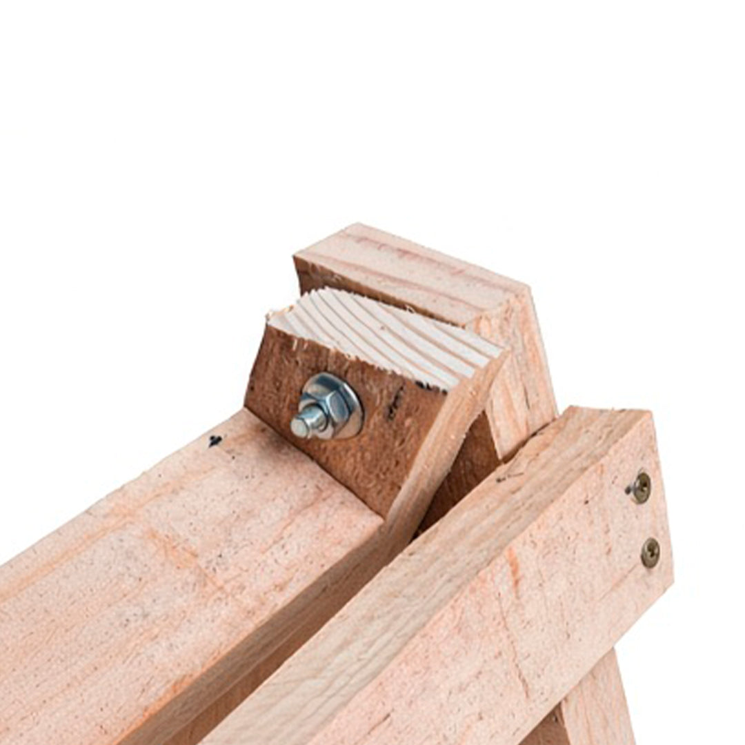 Cavalete de Pinus para Placas de Obras 75x75 cm